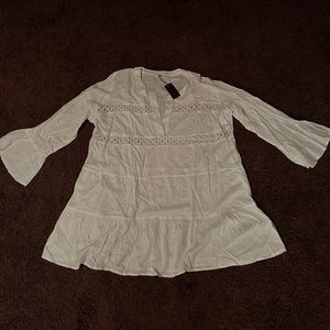 Victorias Secret Lascana white shear dress in XL NWT